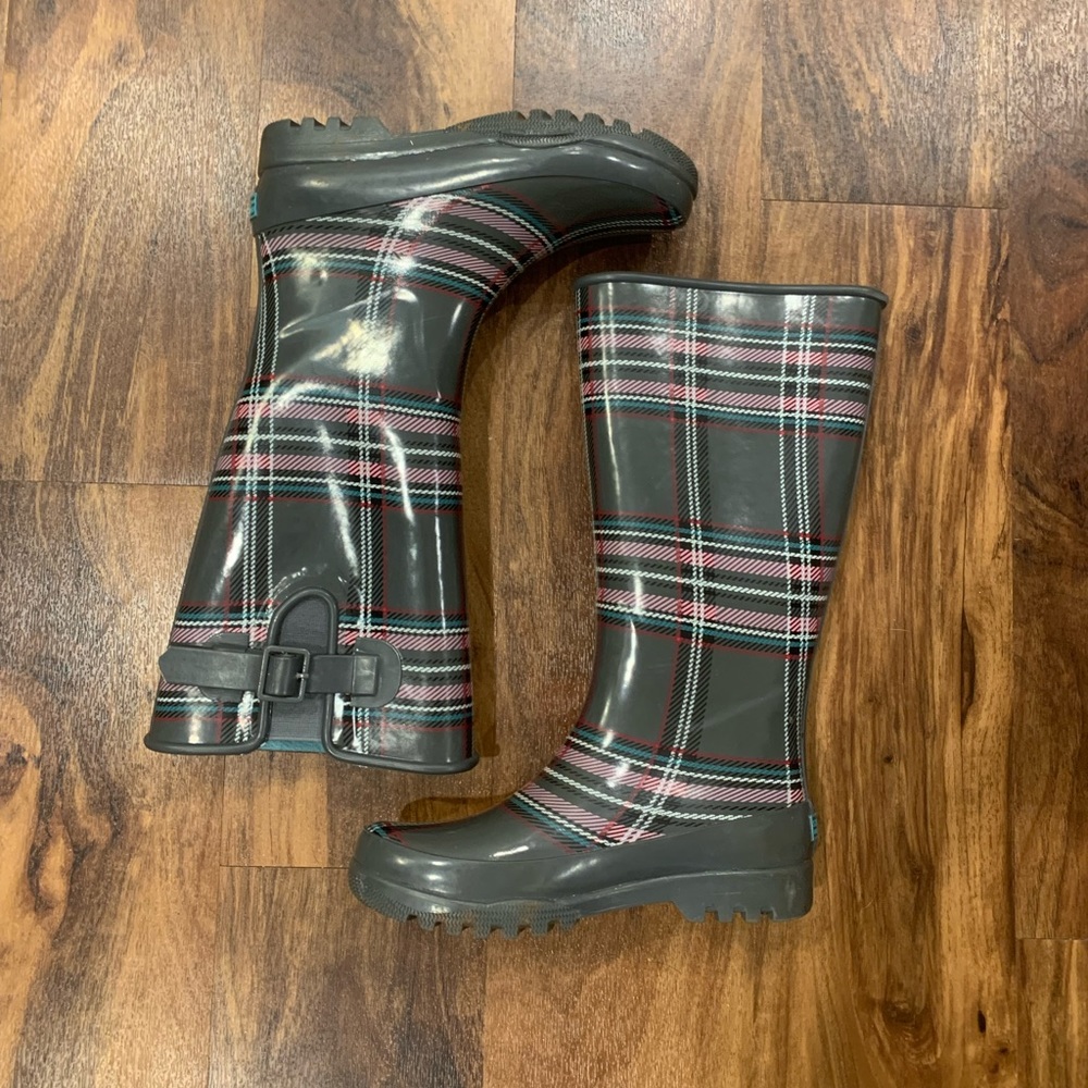 Sperry | Walker Rain Boot | Plaid | 6